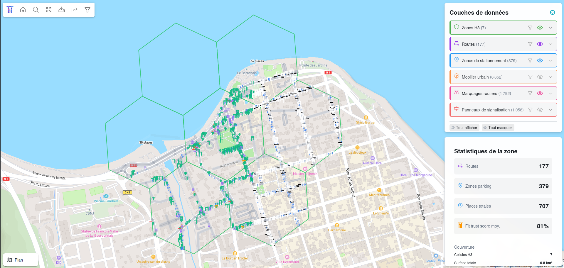 CartograFIT - Carte interactive avec layers et statistiques